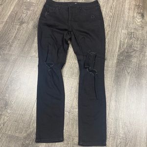 Old Navy distressed skinny jeans